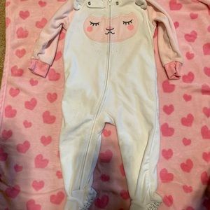 Carters lamb sleep & play onesie